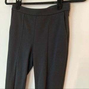 Aritzia Talula Skinny Seam Dress Pants Black